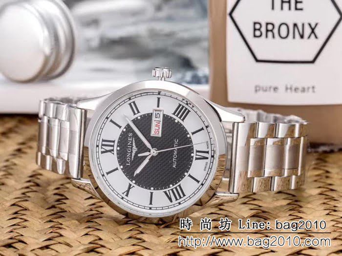LONGINES浪琴 經典大三針 全自動機械 精品男士腕表 WSS2298
